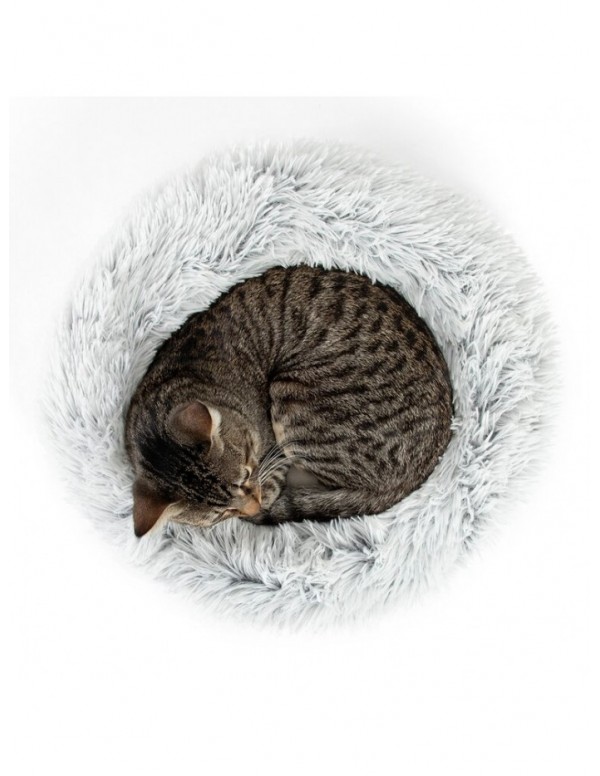 Shag Donut Luxury Plush Cuddler Doughnut